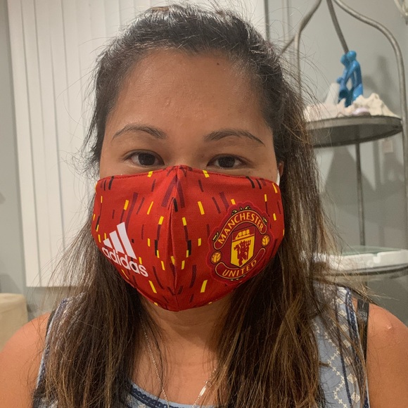 Manchester United Reusable Cotton Face Mask - Picture 1 of 3